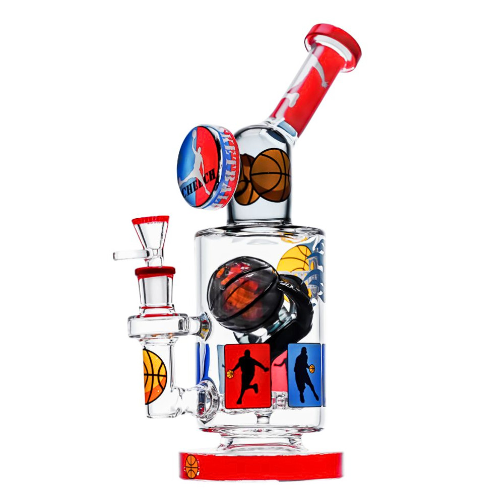 12&Prime; Cheech Dunked Out Drip – Percolator Beaker Bong – Glass Water Pipe