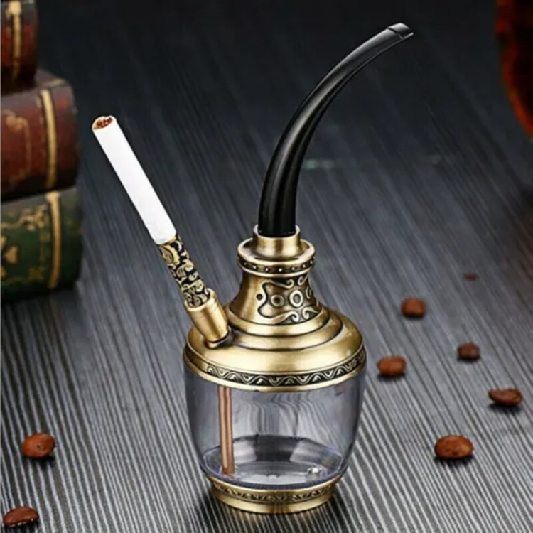 Mini Hookah Set Complete Portable Shisha with Accessories, Zinc Alloy Hookah