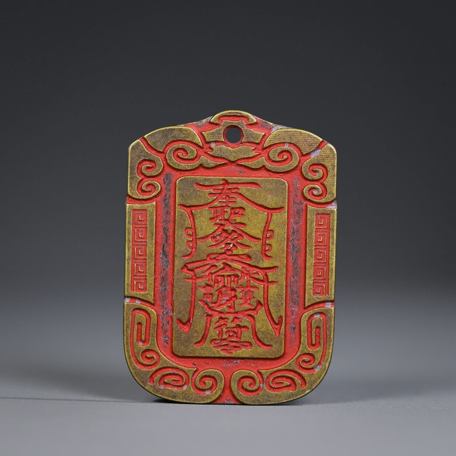 Chinese Old Antique Collectible Bronze Seal Statue