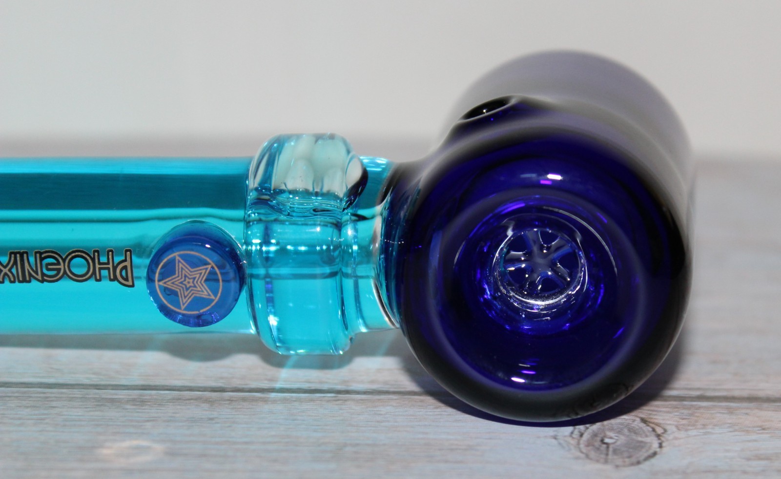 4 1/2&Prime; BLUE FREEZE HAMMER Glass Pipe Tobacco Smoking Glass Pipe +built-in screen