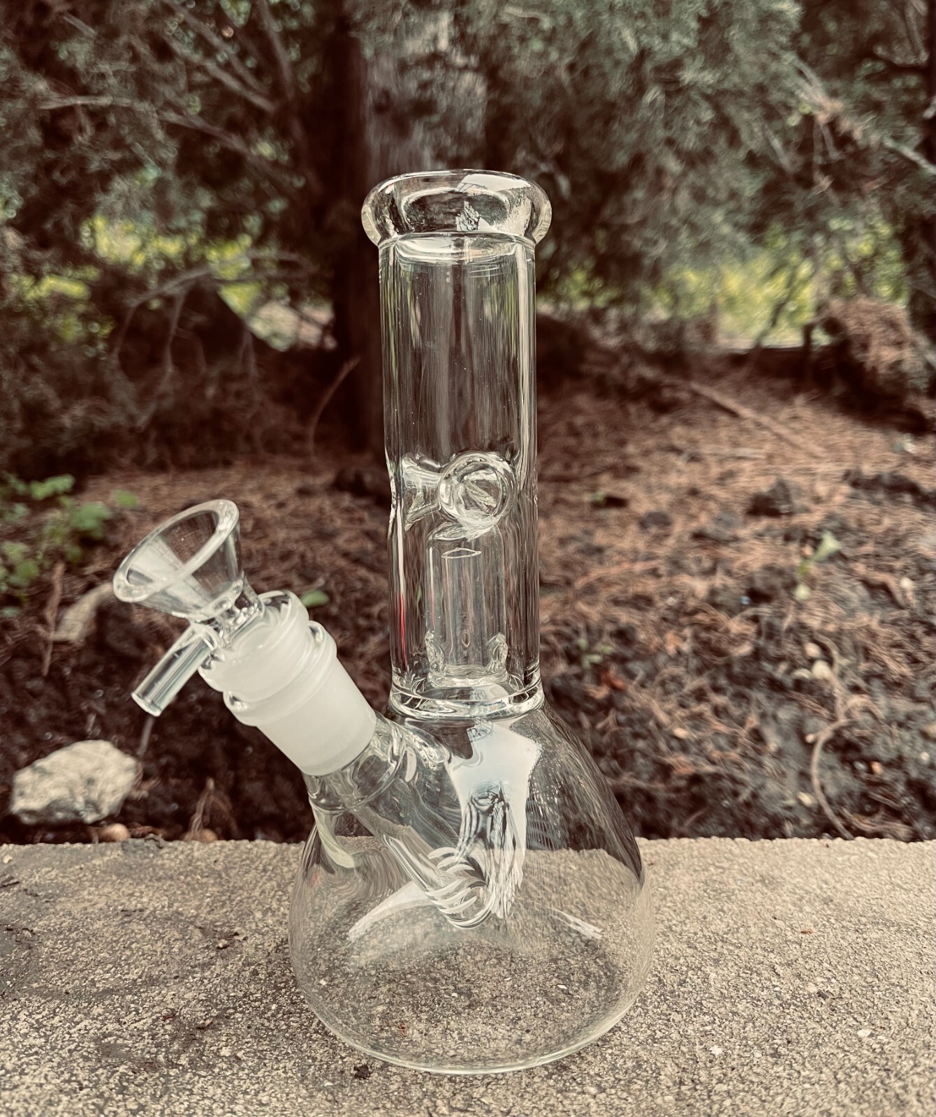 Premium Quality 9&Prime; Inch Clear Glass Hookah Water Pipe Bong with 14mm Bowl