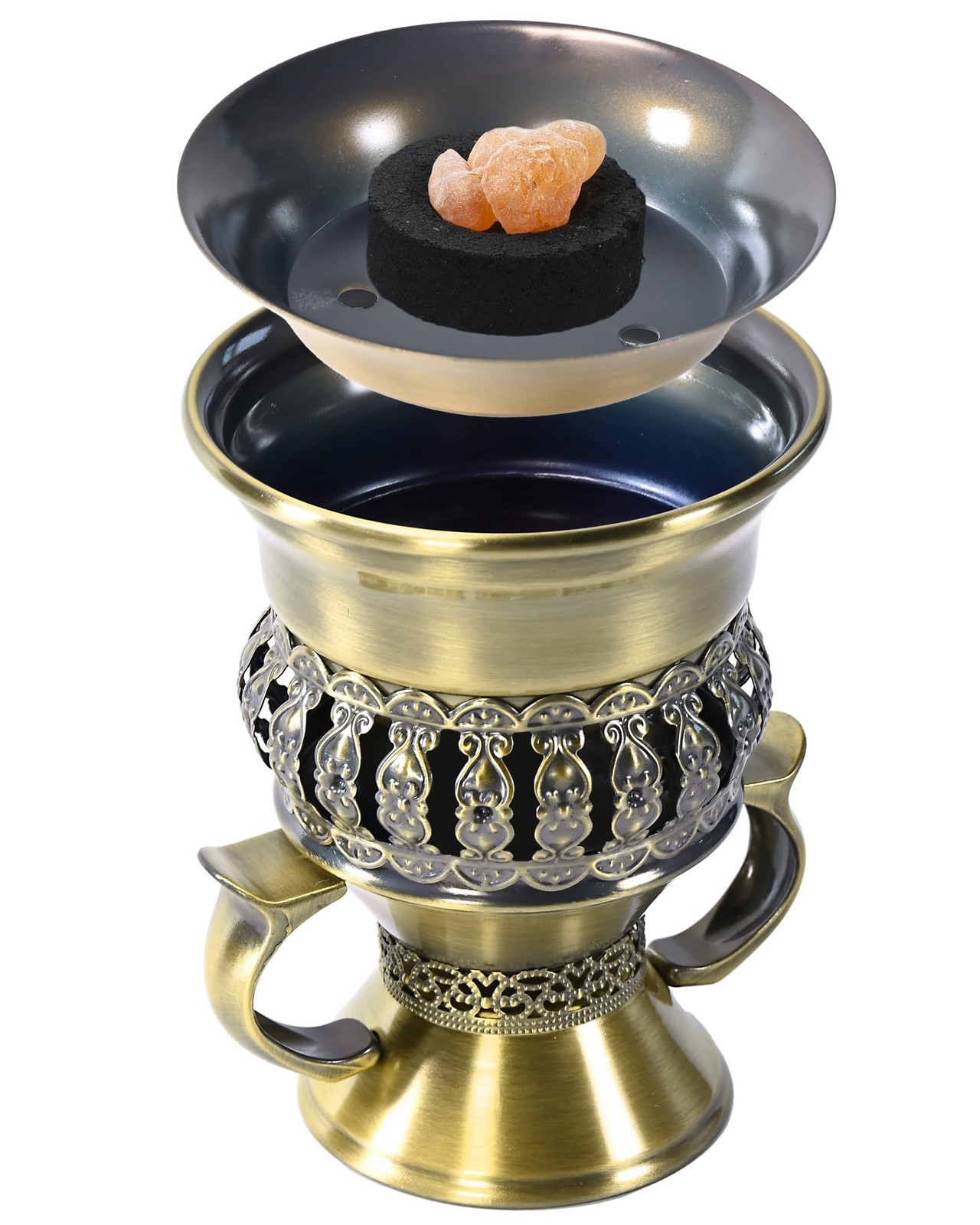 Bakhoor Burner, Charcoal Incense Burner, Frankincense Resin Burner, Incense C…
