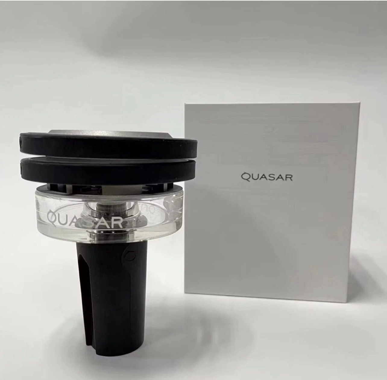 Quasar hookah Bowl Premium Hybrid Glass & Aluminum Heat Management Device