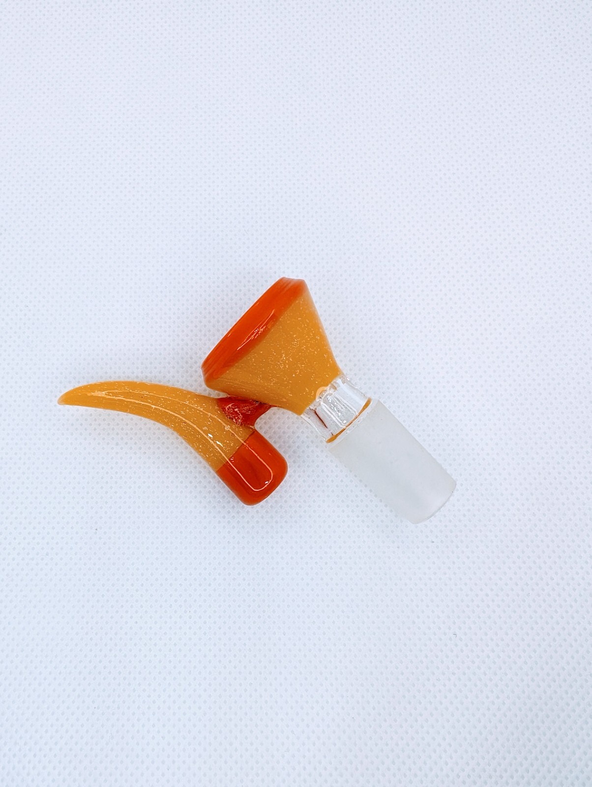 2.5&Prime; Candy Corn Screen Bowl Crushed Opal 14mm Glass Funnel Slide Bong Hookah