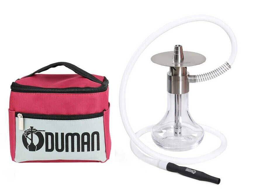 ODUMAN MONSTER STAINLESS STEEL SHISHA HOOKAH WITH TRAVEL BAG NARGILE AL FAKER