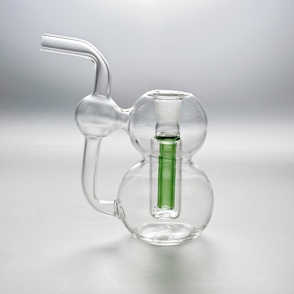 4 » Small Gourd Glass Water Pipe Bong Recycler Perc Bubbler w/Tool Box Full Set