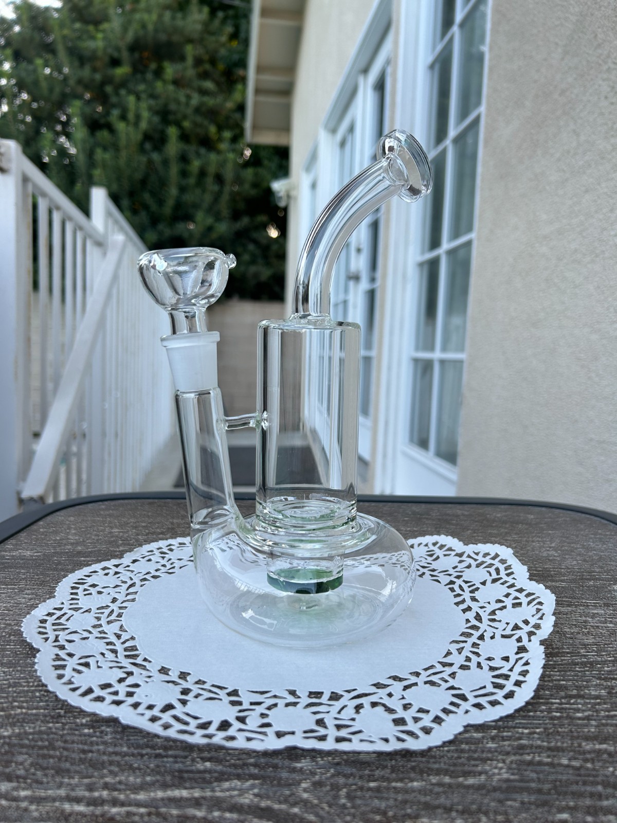10 » Tornado Glass Bong Percolator Water Pipe Bongs Upgrade 18MM Bowl