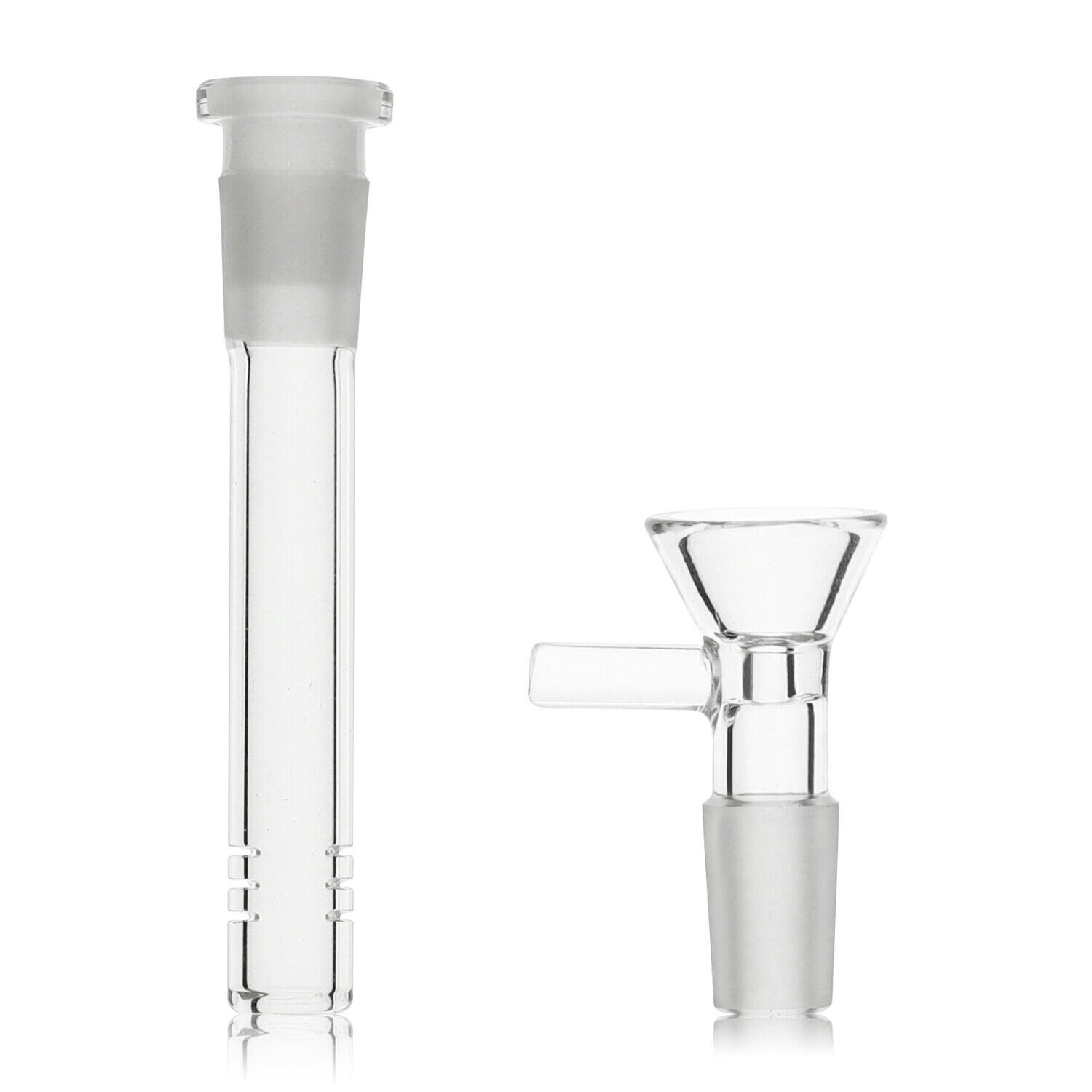 4Pack 5.5 » Hookah Water Smoking Pipe Glass Bong Downstem with 14mm Male Bowl