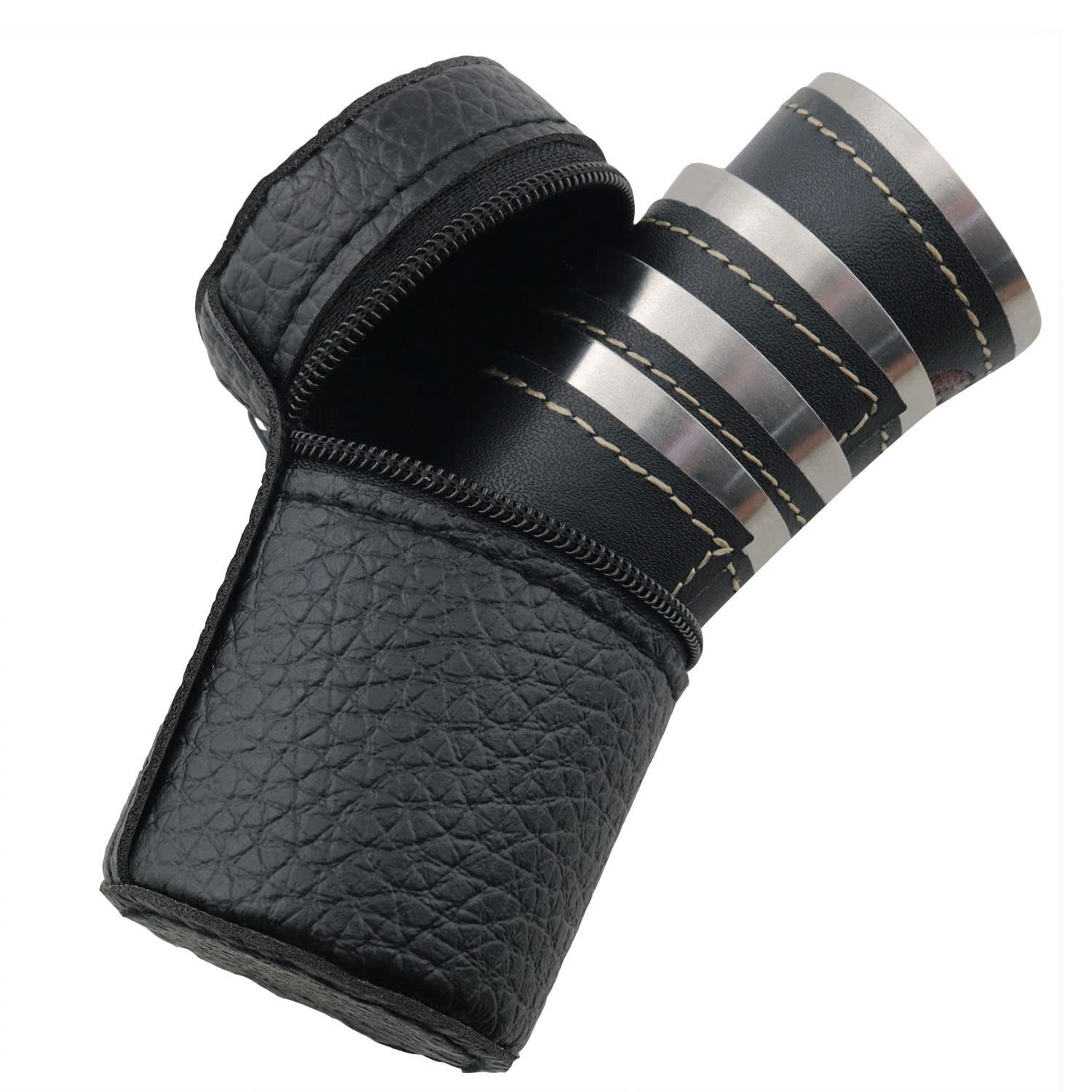 Shot Glass 4pcs Stainless Steel Shot Glass With 1 Leather Cover Bag Portable …