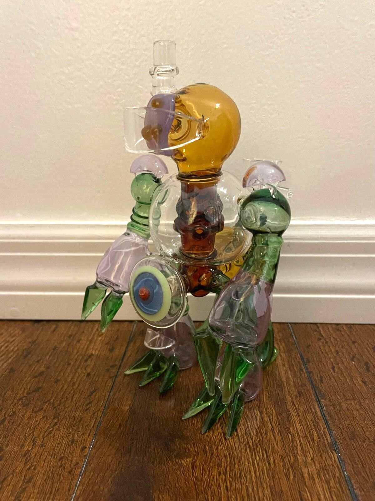 8” Premium Glass Water Pipe Megatron Alien Robot 14mm