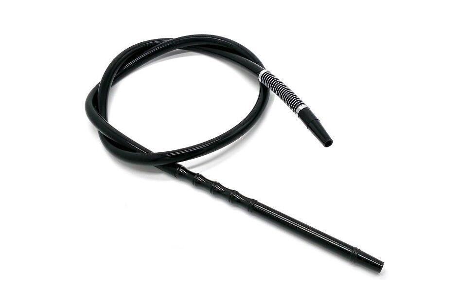 NEW Bamboo Style Aluminium&Silicone Hose Pipe Shisha Hookah Narghile Accessories
