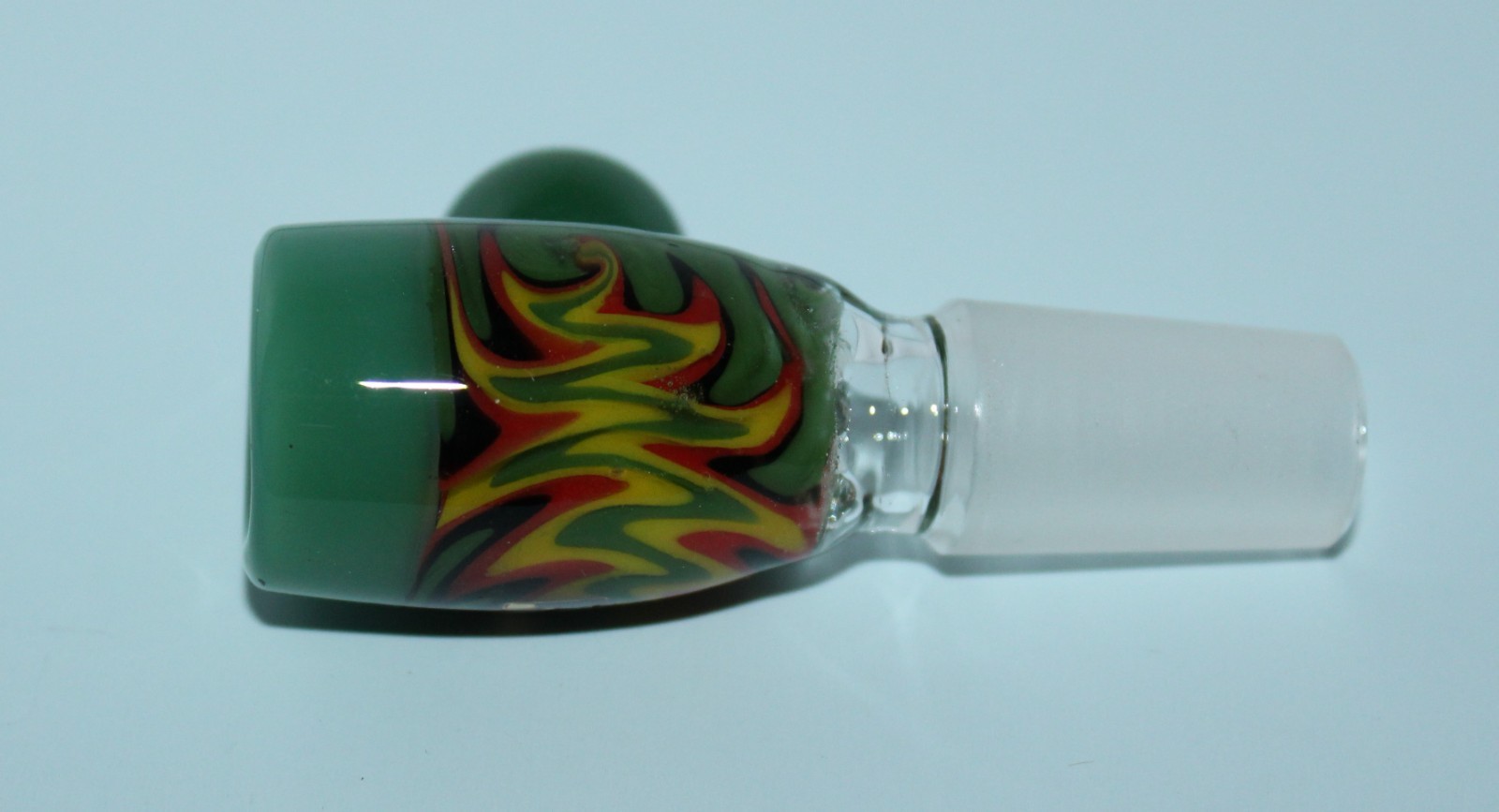 14mm FOREST STORM Slide Bowl Tobacco w/built-in screen Glass Slide 14 mm