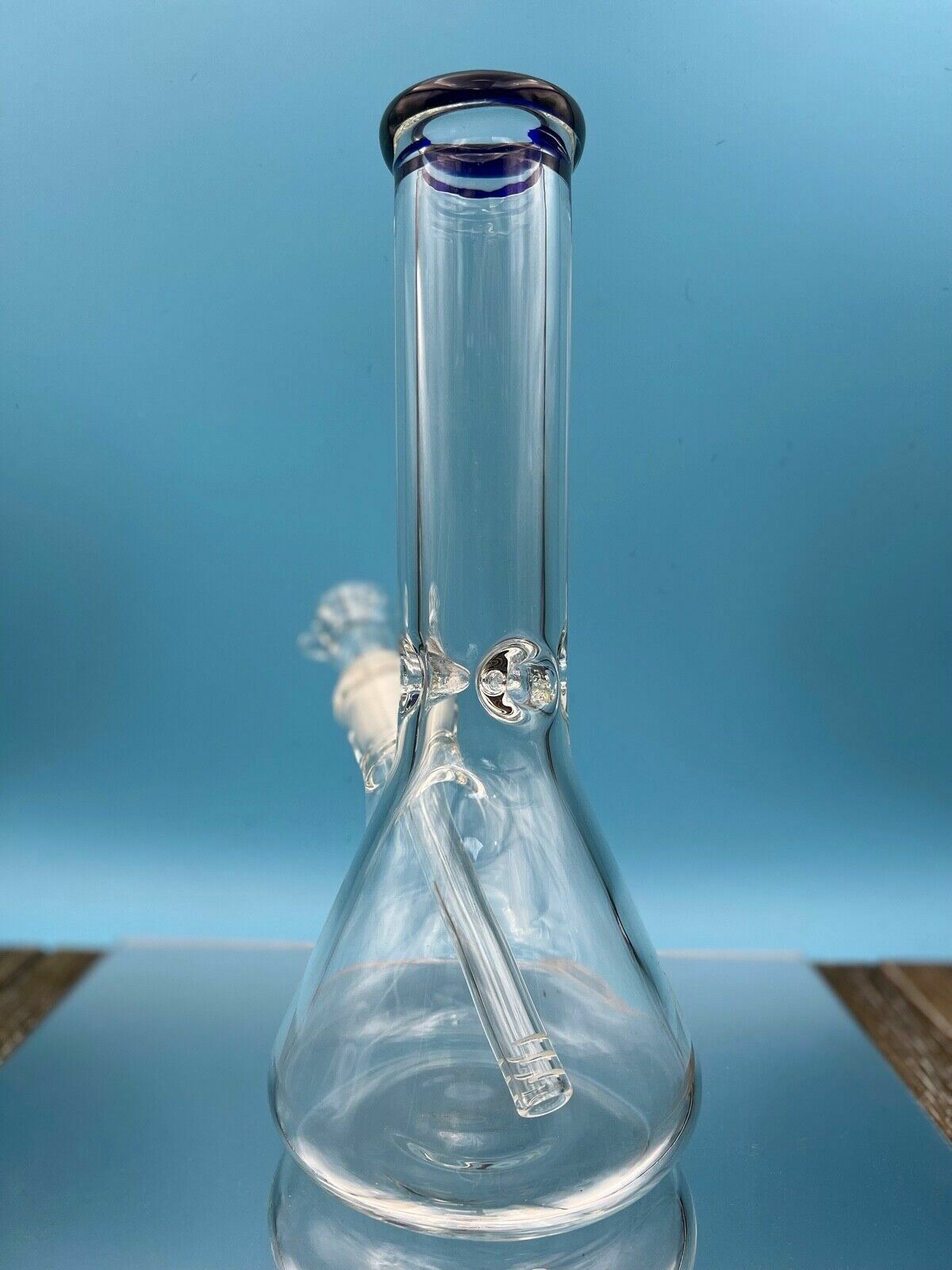 10&Prime; Glass Water Pipe Bong Hookah 9MM Thick Beaker Free Shipping