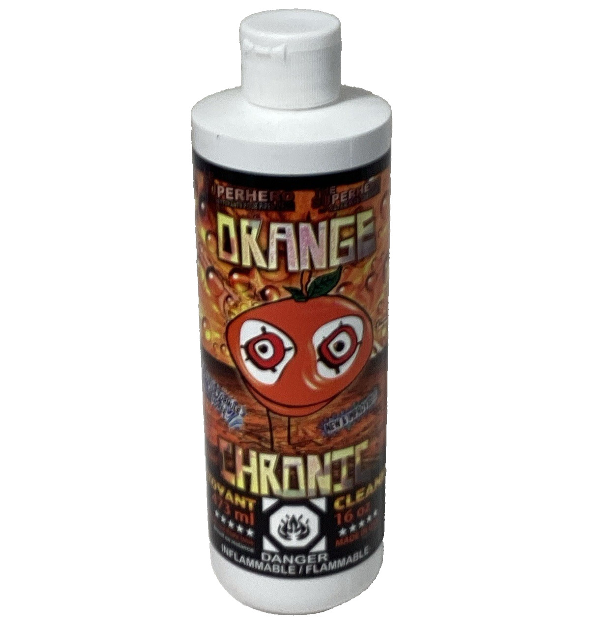 Orange Chronic Glass Bong Cleaner 16 oz Bottle