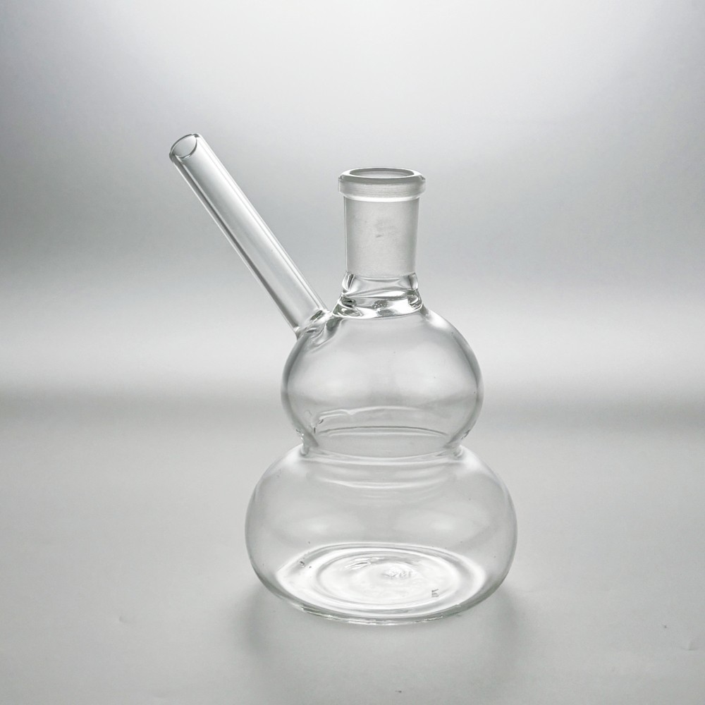 Portable 4&Prime; Glass Bong Gourd Smoking Water Pipe Hookah Bubbler W/Tool Box SET
