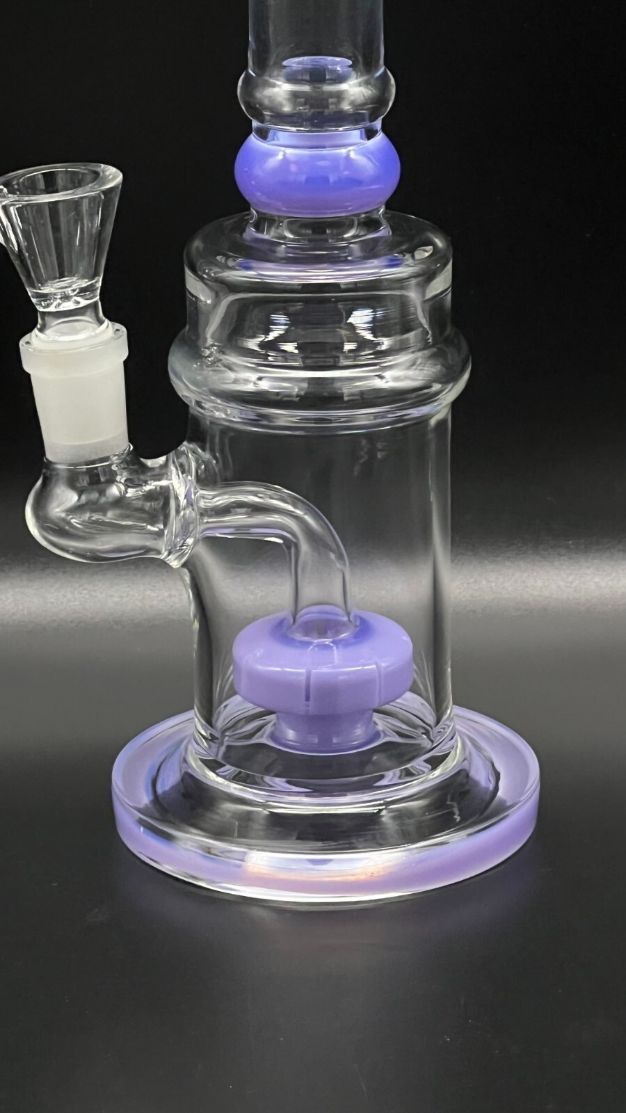 10.5 » Purple Water pipe Bong Hookah W/Matrix shower Percolator