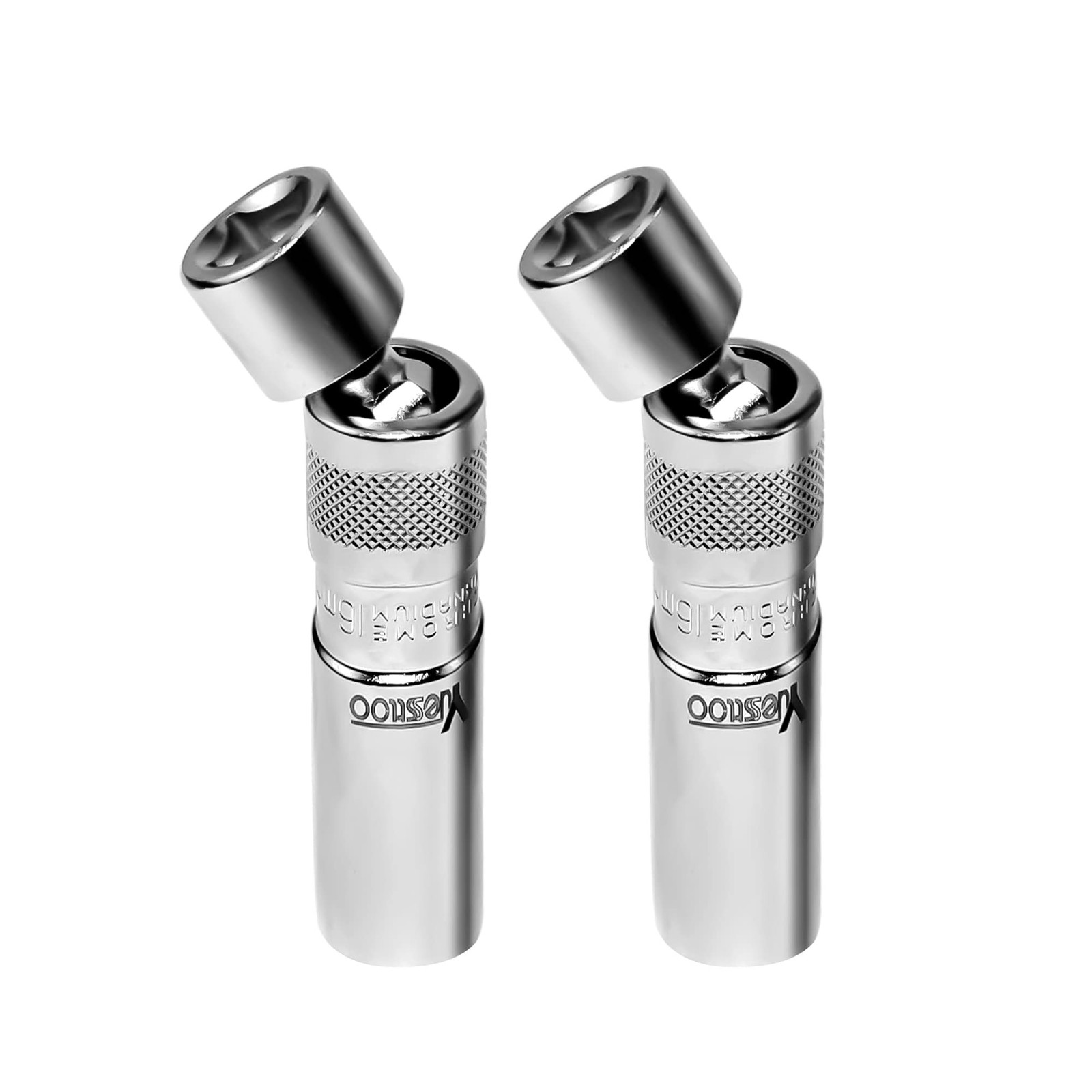 14mm & 16mm Magnetic Swivel Spark Plug Socket, 2 Pcs Thin Wall 3/8 … Fast Ship