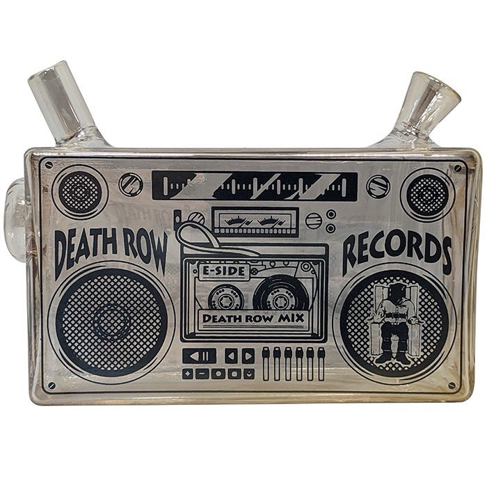 Death Row Records – 5&Prime; Boom Box Bubbler Waterpipe *USA*