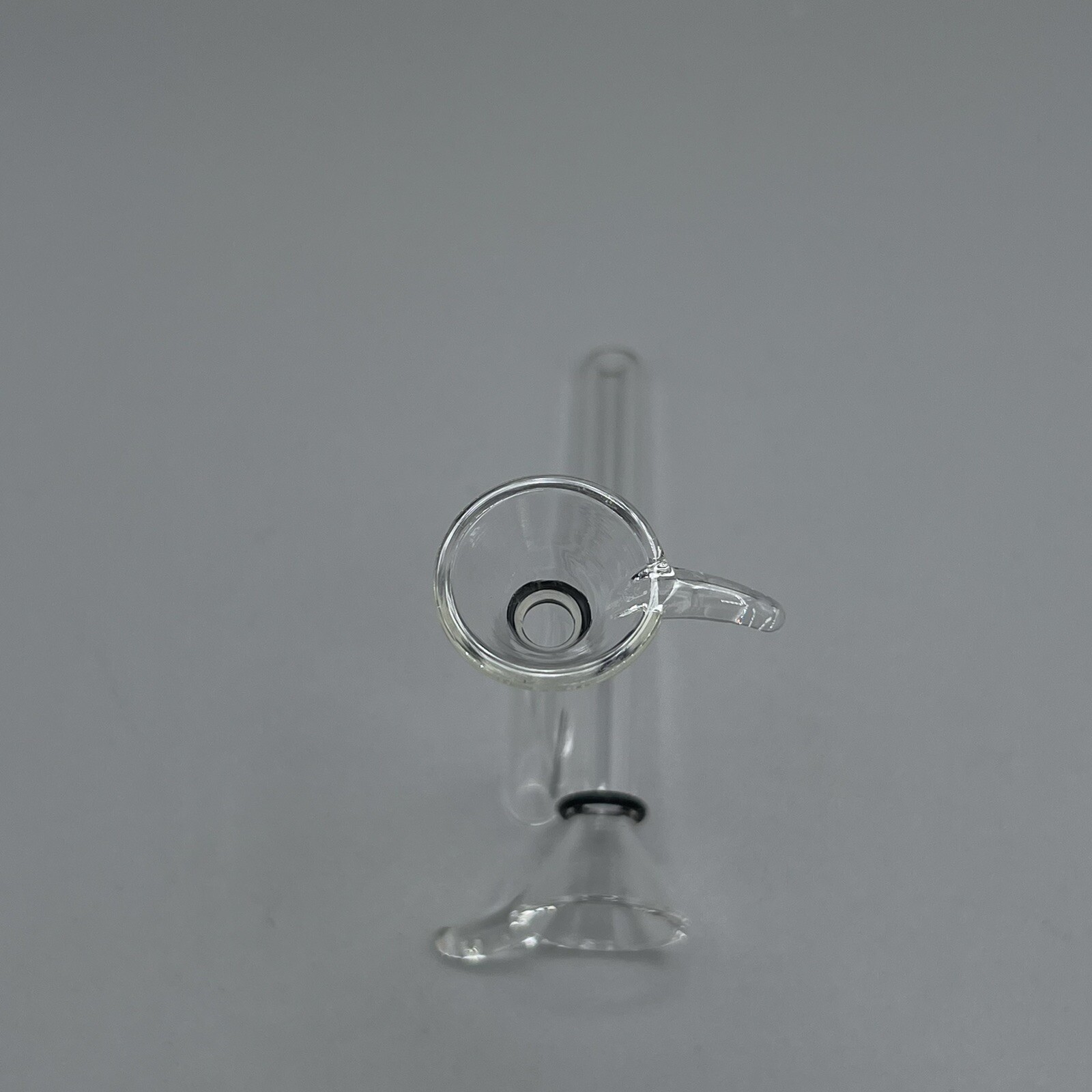3.5” Glass Downstem Water Pipe Piece 9mm Slide Glass Bowl Hookah Clear Down Stem
