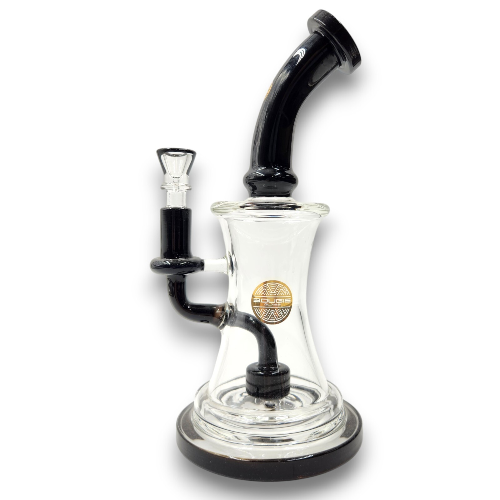 10&Prime; Bougie Glass Beaker Bong Barrel PERCOLATOR HEAVY DUTY Smoking Water Pipe