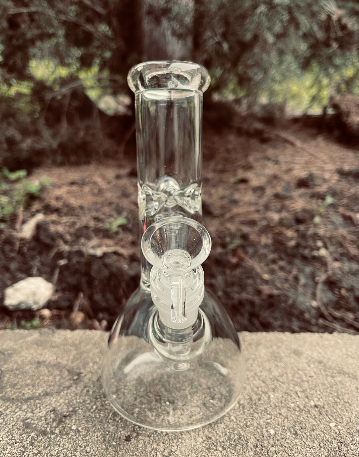Premium Quality 9&Prime; Inch Clear Glass Hookah Water Pipe Bong with 14mm Bowl