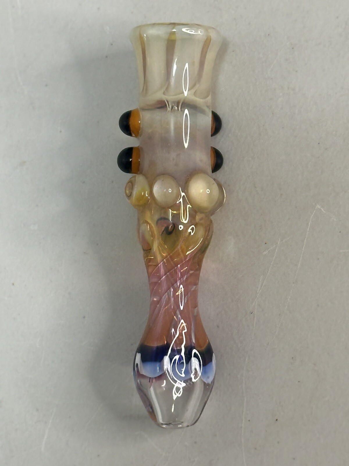 Vintage 3 1/2” The Simpsons Homer Glass Chillum Bowl Hand Pipe Millie *RARE*