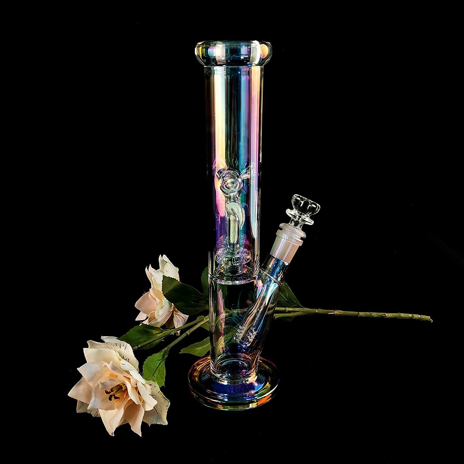 12 Inch Glass Bongs Percolator Water Pipe Filter 14mm Bowl Thick Bubbler Hookahs