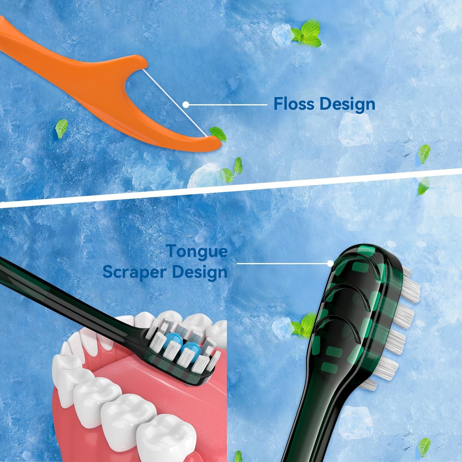 12Pack Disposable Toothbrushes with Toothpaste + Pick + Floss + Tongue Scrape…