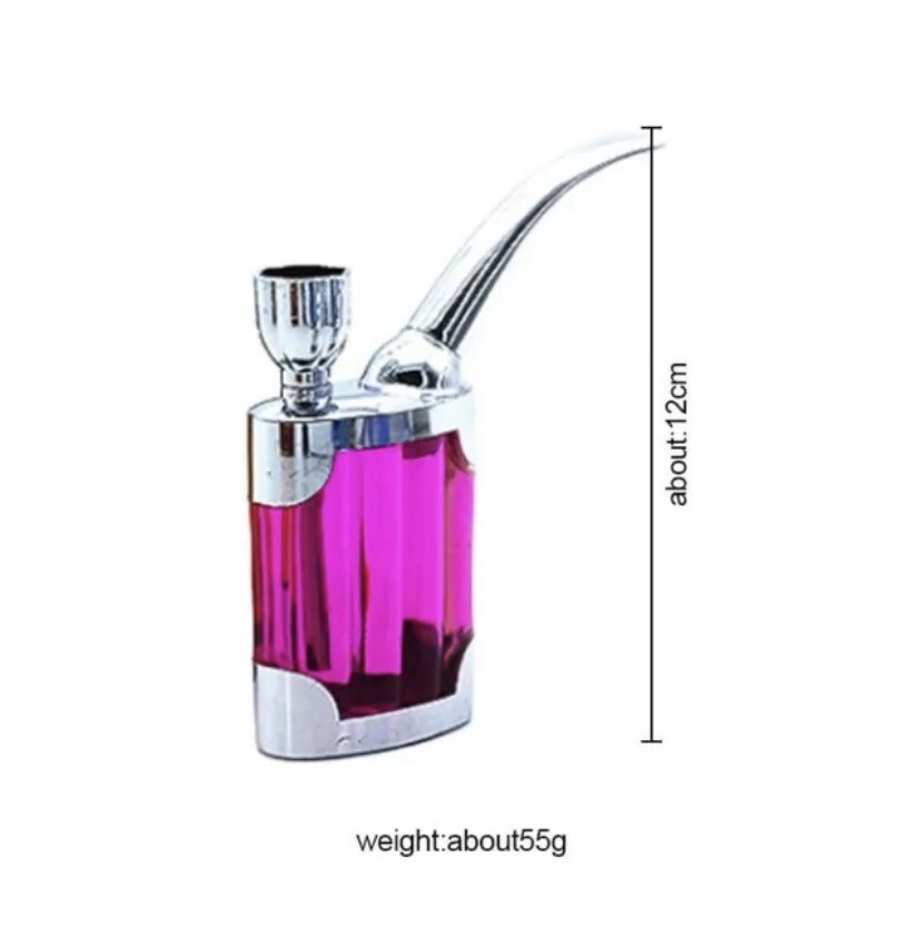 Dual Purpose Resin Smoking Pipe Mini Shisha Hookah Water Tobacco. 12 pcs Mixed