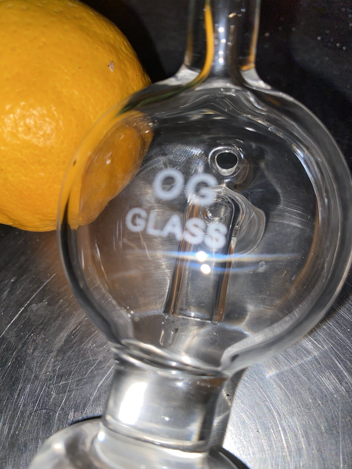 OG Glass Cone Blunt Bubbler– Clear Glass Mini Water Pipe – Premium Borosilicate