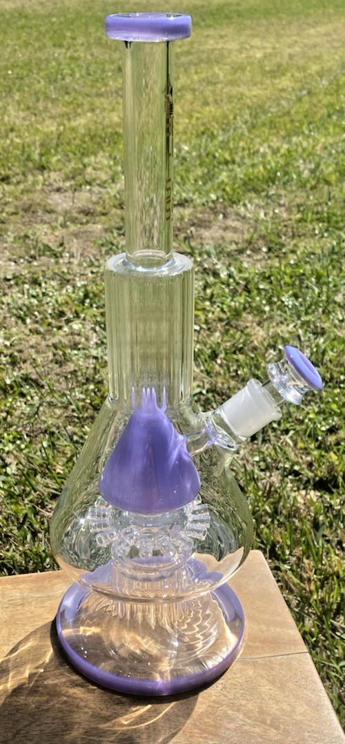 14.5&Prime; BLISS Bong Quality Tobacco Smoking Water Pipe Hookah 5&Prime; base 16 Arm Perc