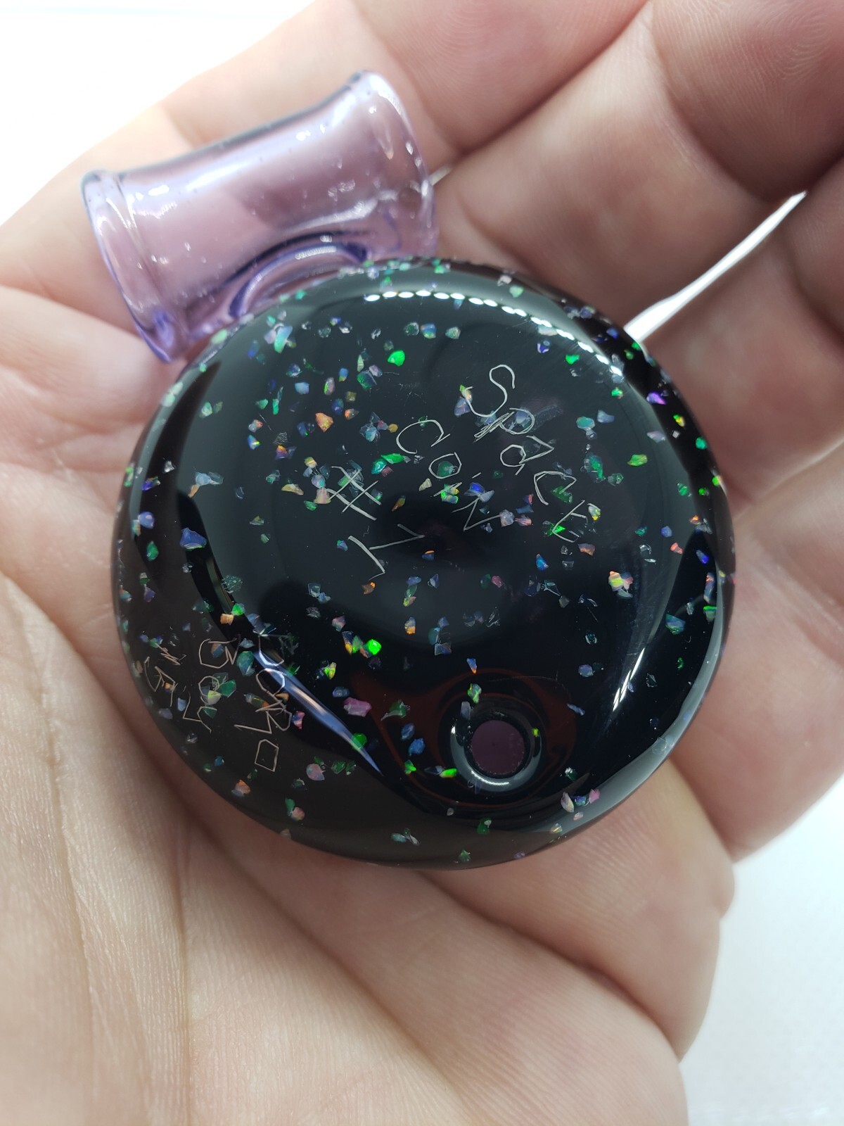 Derek Boro Boy #19 Wonder Tube Glass Water Pipe + #1 Space Coin Pendant 😍🔥