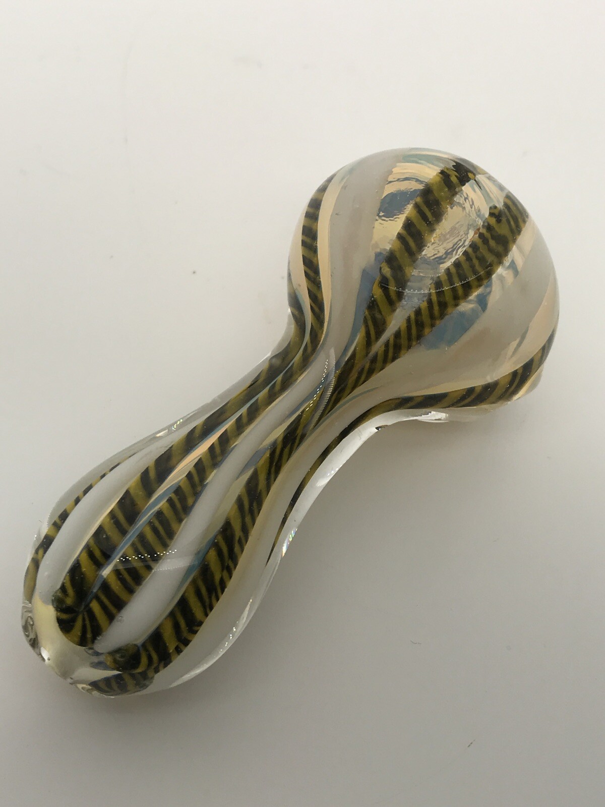 HITTER USA TOBACCO POCKET PIPA SMOKING 3” HEAVY HAND BLOWN GLASS BOWL MINI PIPE