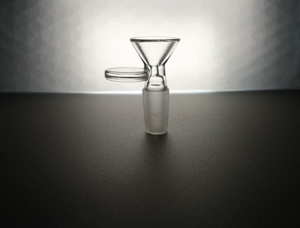 Premium 3x18mm Male Glass Bowl Replacement Head with Flat Handles
