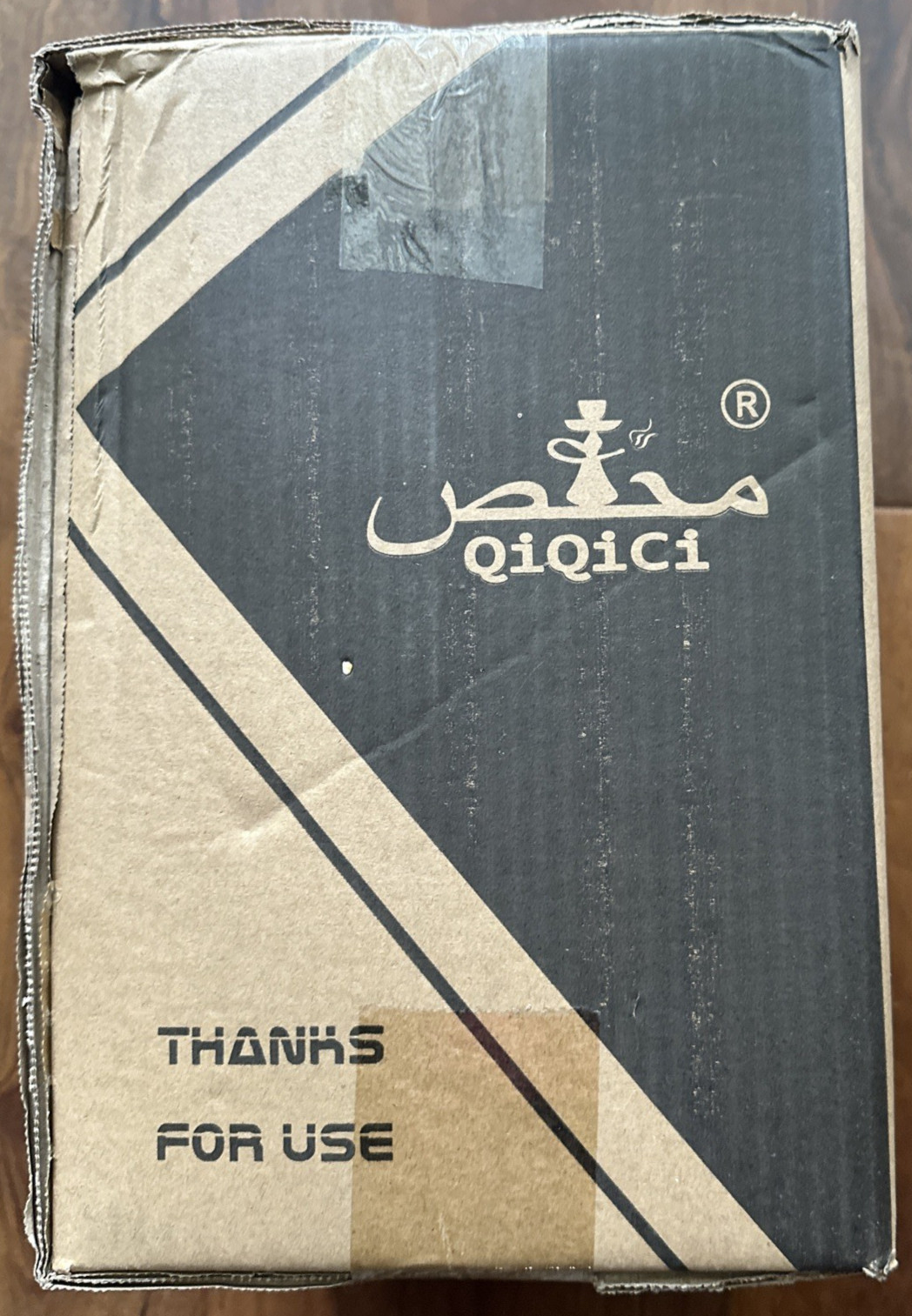 QiQiCi Luxury Hookah Set Cube Shisha with Remote LED_New Sealed