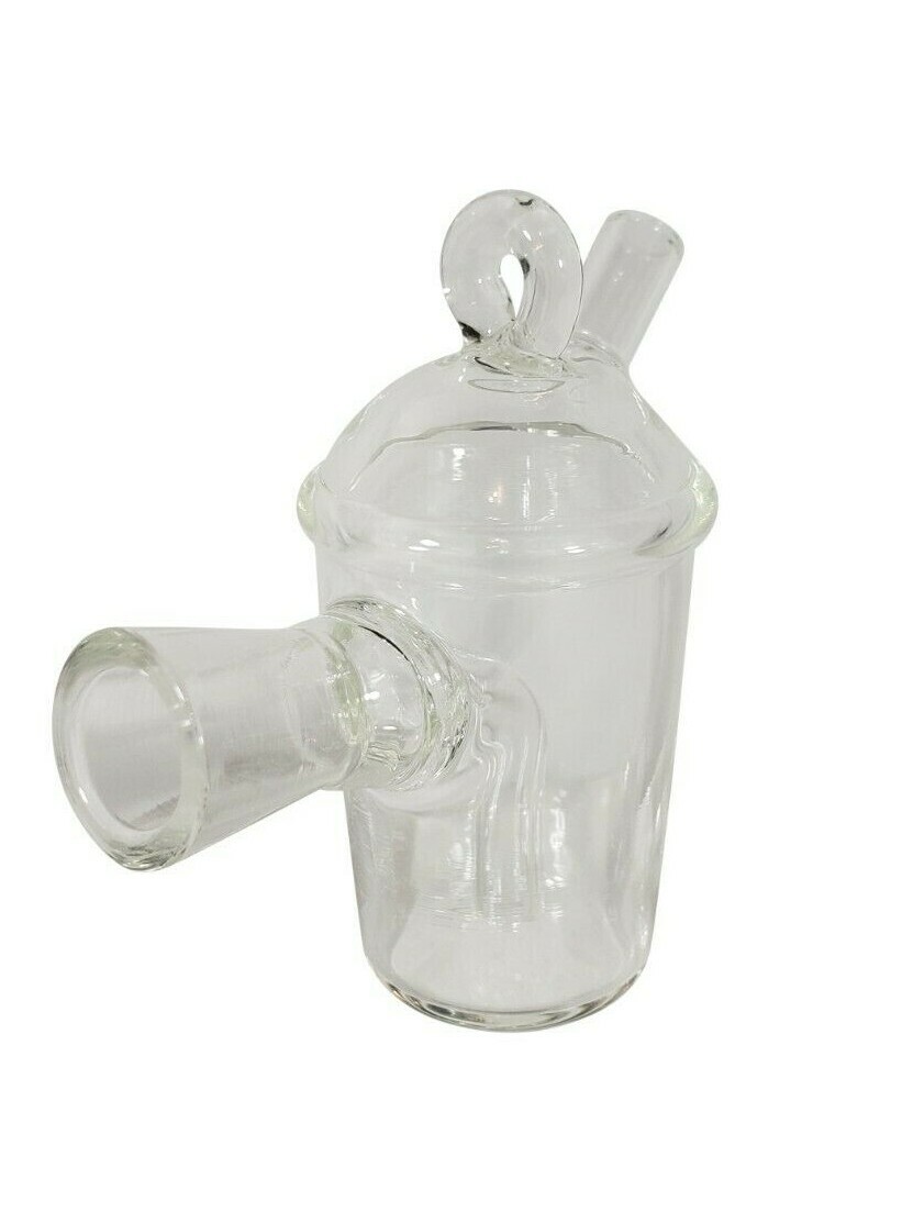 Large hole Glass Water Pipe Bubbler Hookah