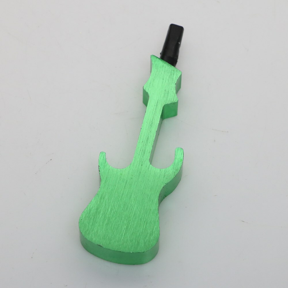 1pcs New Metal Guitar Shape Smoking Pipe Tobacco Pipe Free Shipping