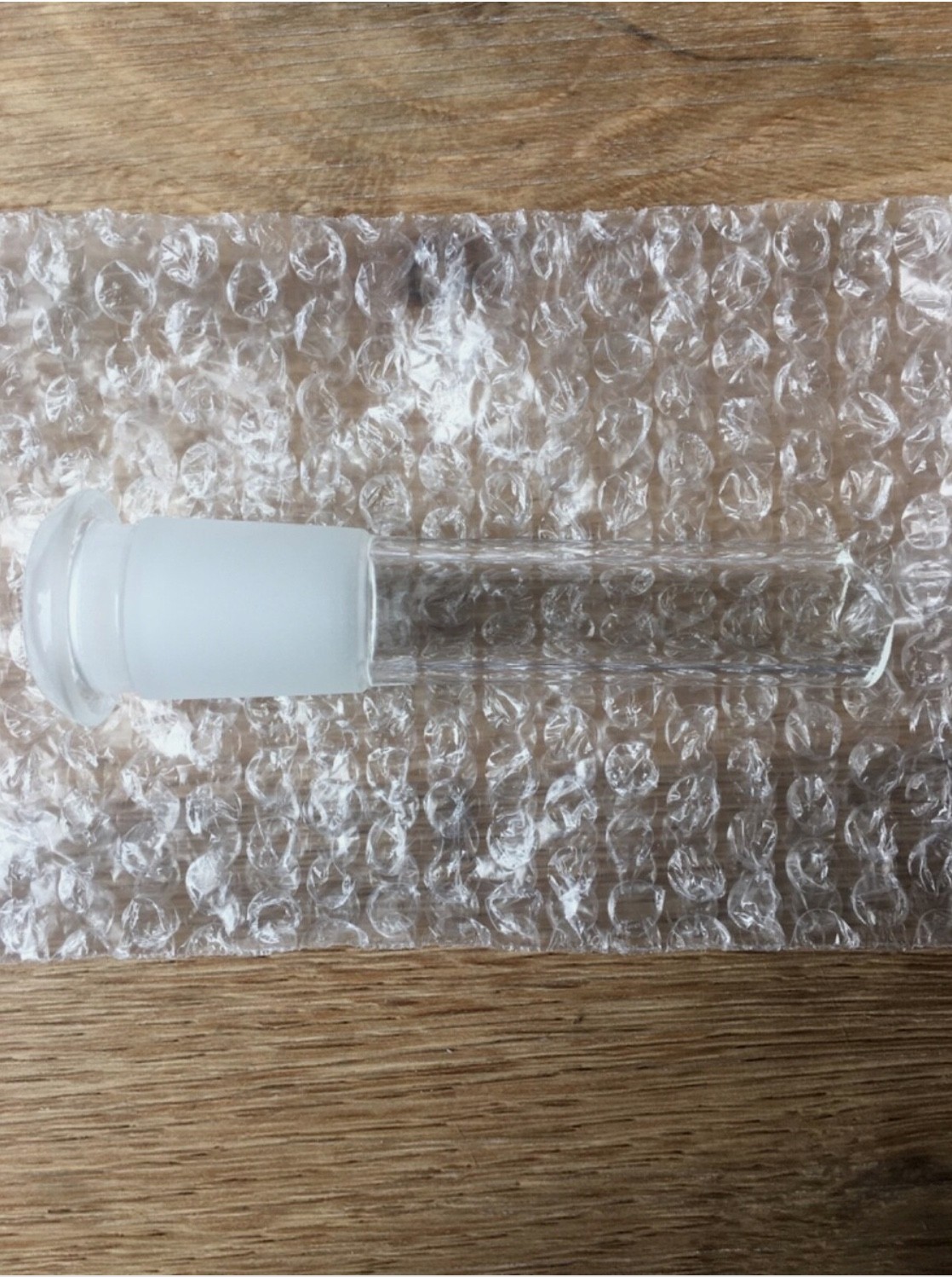 Broken 4 Inch Glass Hookah Downstem 14mm Female