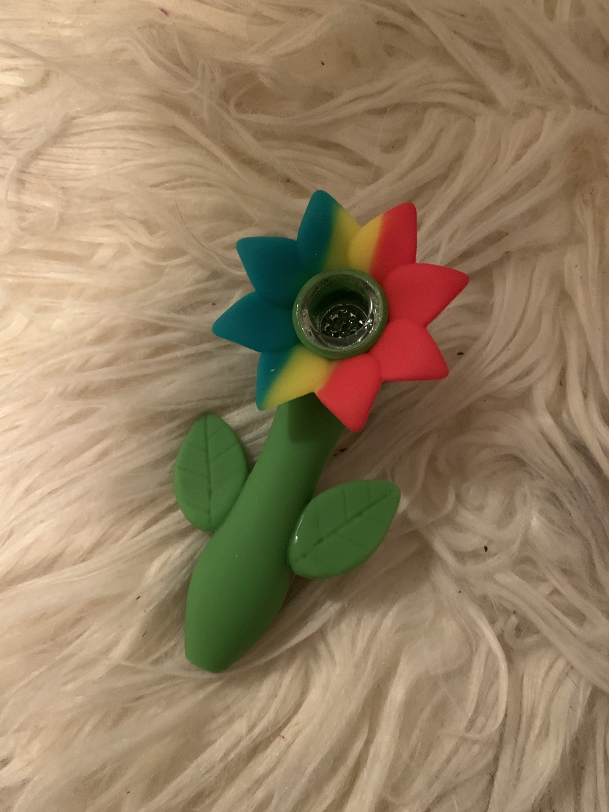 4.5” Silicone Flower Pipe | Assorted Colors