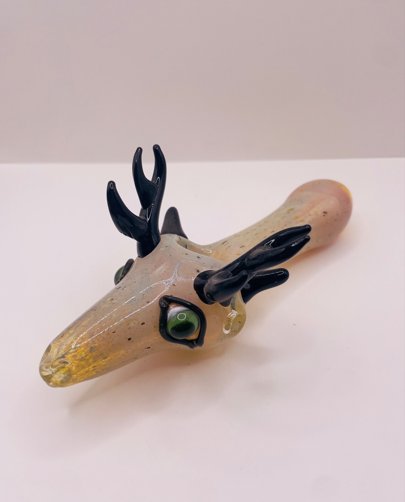 Collectible tobacco, hookah, reindeer glass custom pipe free shipping