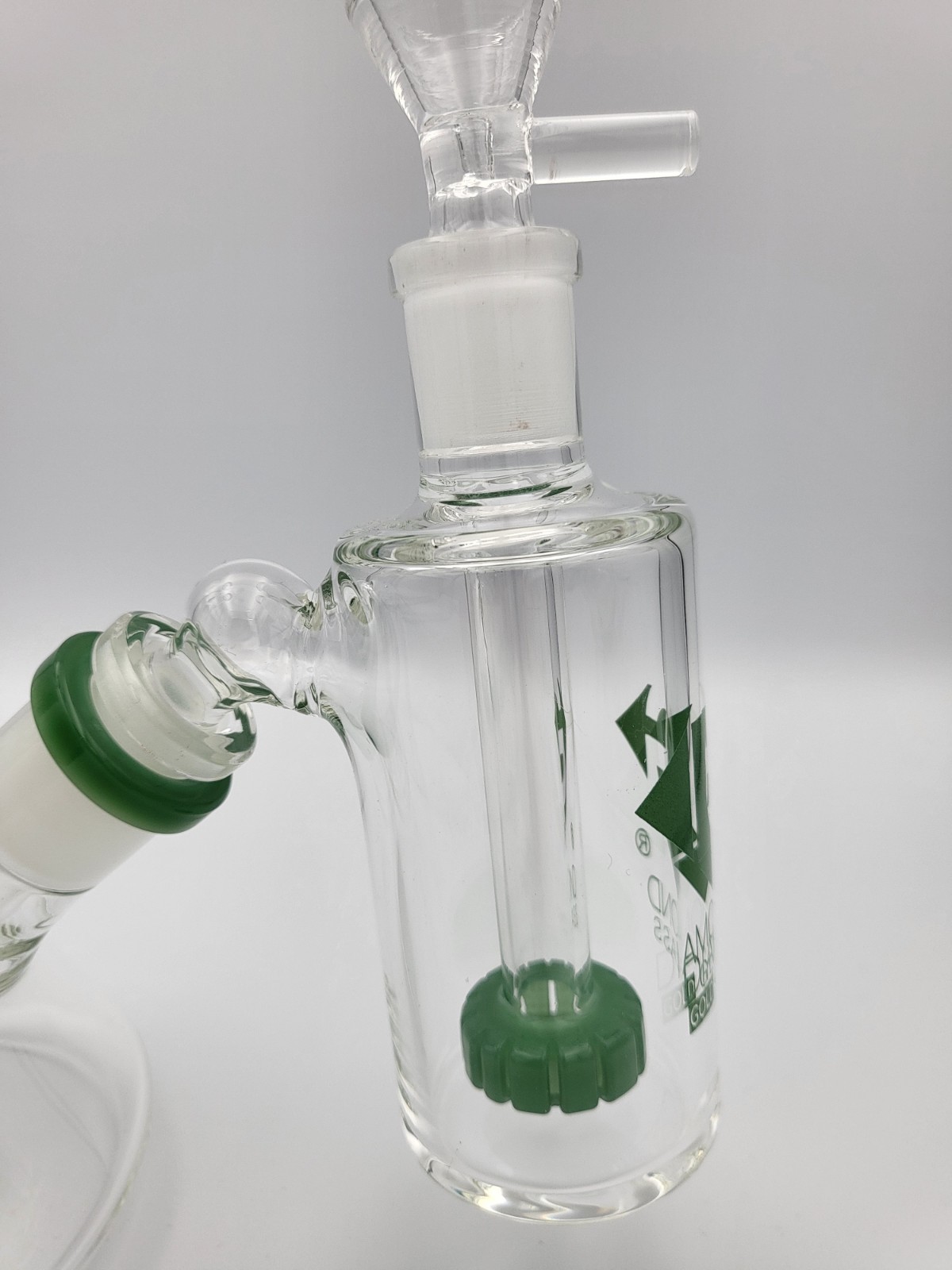 11&Prime; Diamond Glass Bong With Ashcatcher High Quality Bong with Showerhead Perk