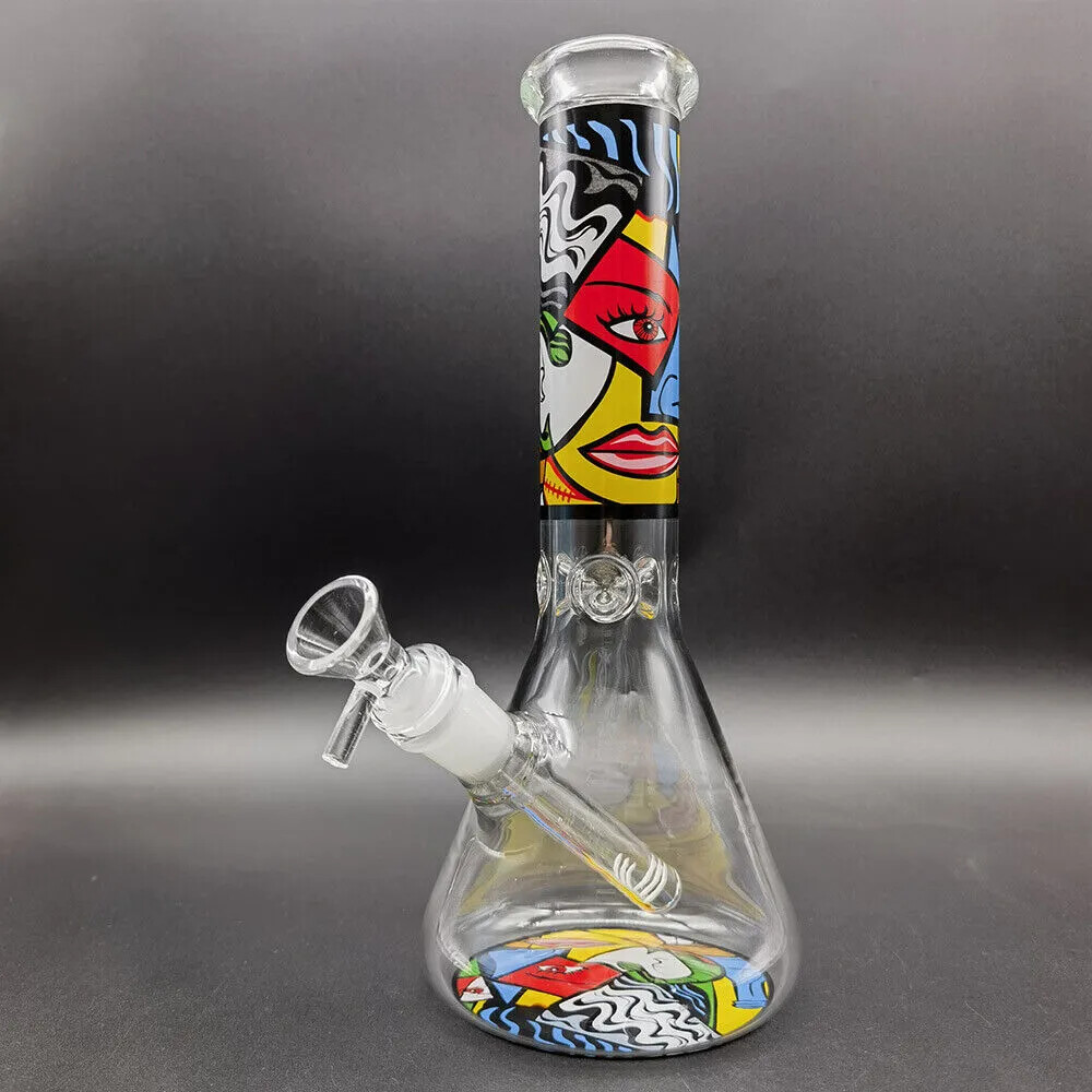 wholesale 10inch Glass Bong Smoking Water Pipe Bubbler Water Smoke Pipe bongpipe