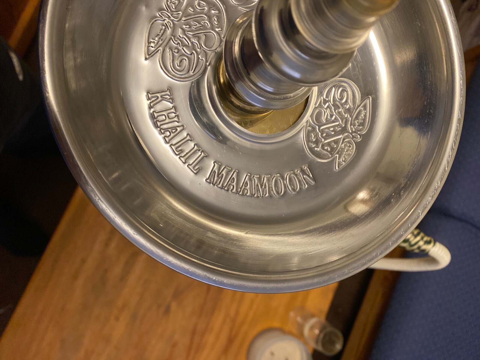 Khalil Mamoon Km 32&Prime; Hookah Apple Base. Text me with questions 440-867-8573.