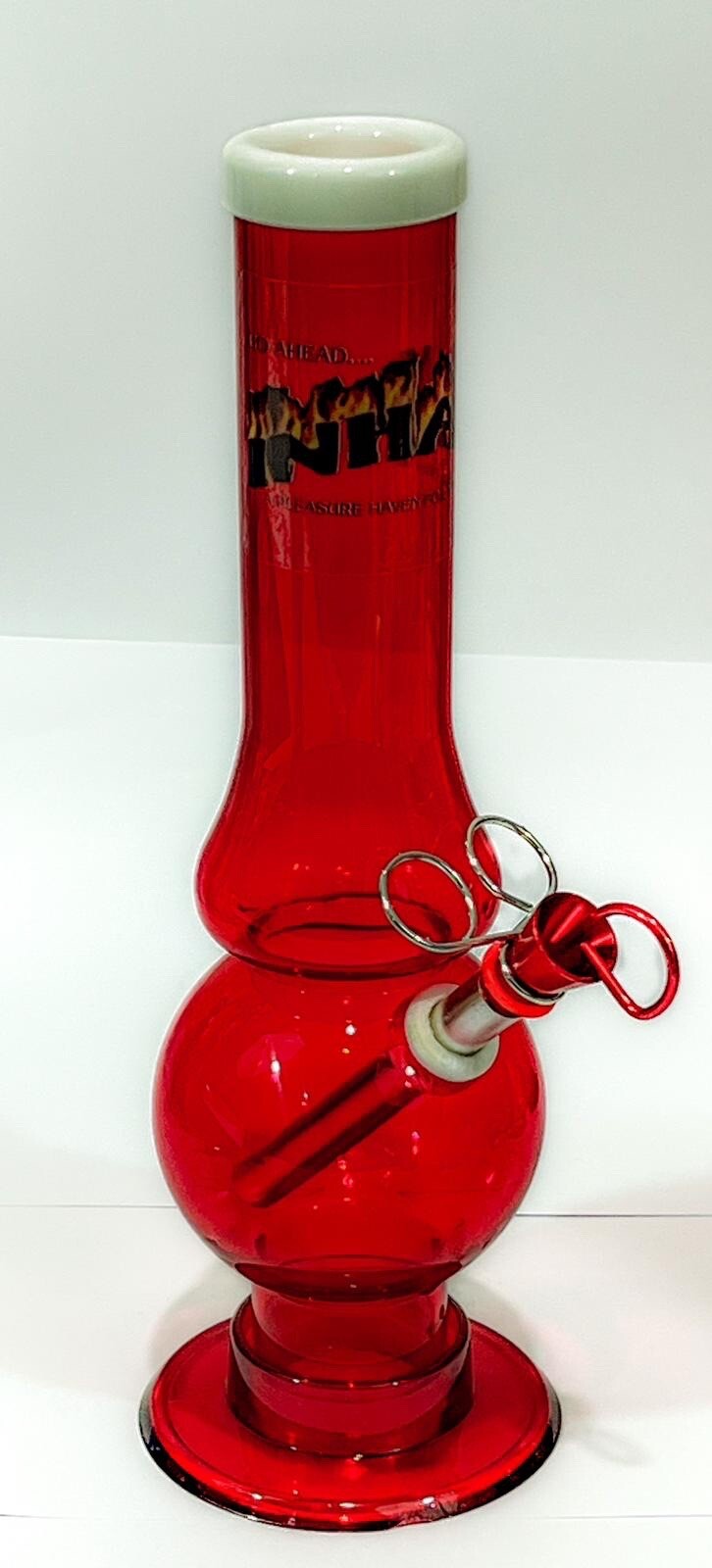 INHALE®️1.5X10&Prime; MUSHROOM ACRYLIC HOOKAH WATER PIPE PULL STEM MADE IN THE USA
