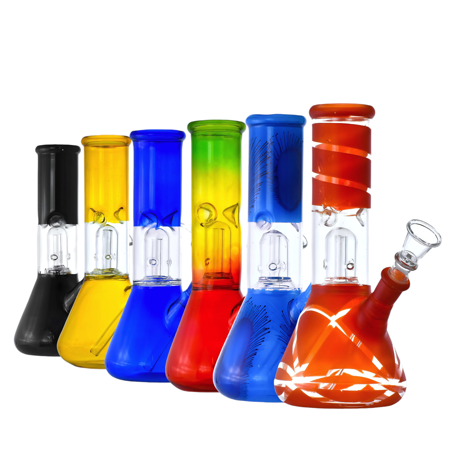 THICK 8 » Single Perc Water Pipe – Assorted Designs *USA* Special Deal