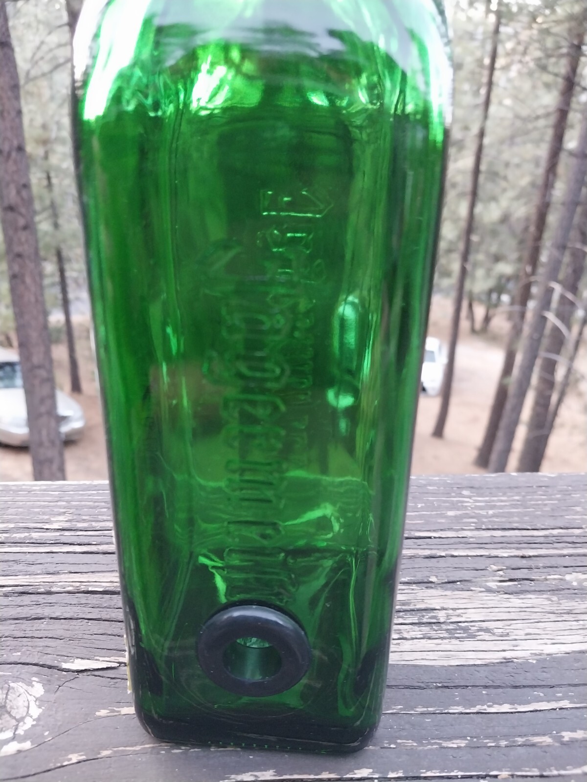 Jager Bong! Jagermeister Liquor Bottle Bubbler Bong Heavy Glass- Quality Parts!