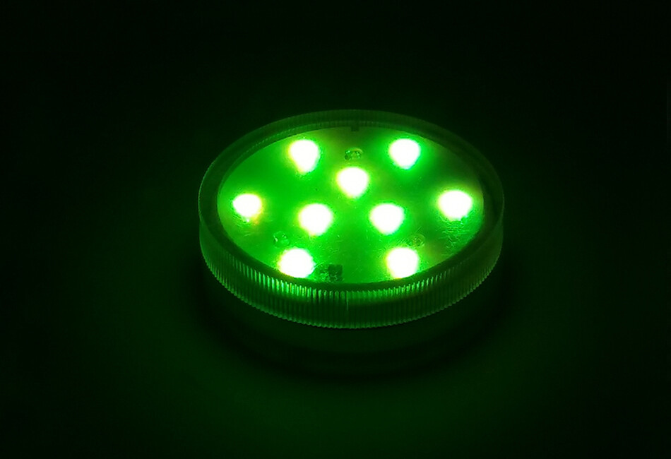 Hookah Led Light Set Coasters Underwater Insert + Remote Control