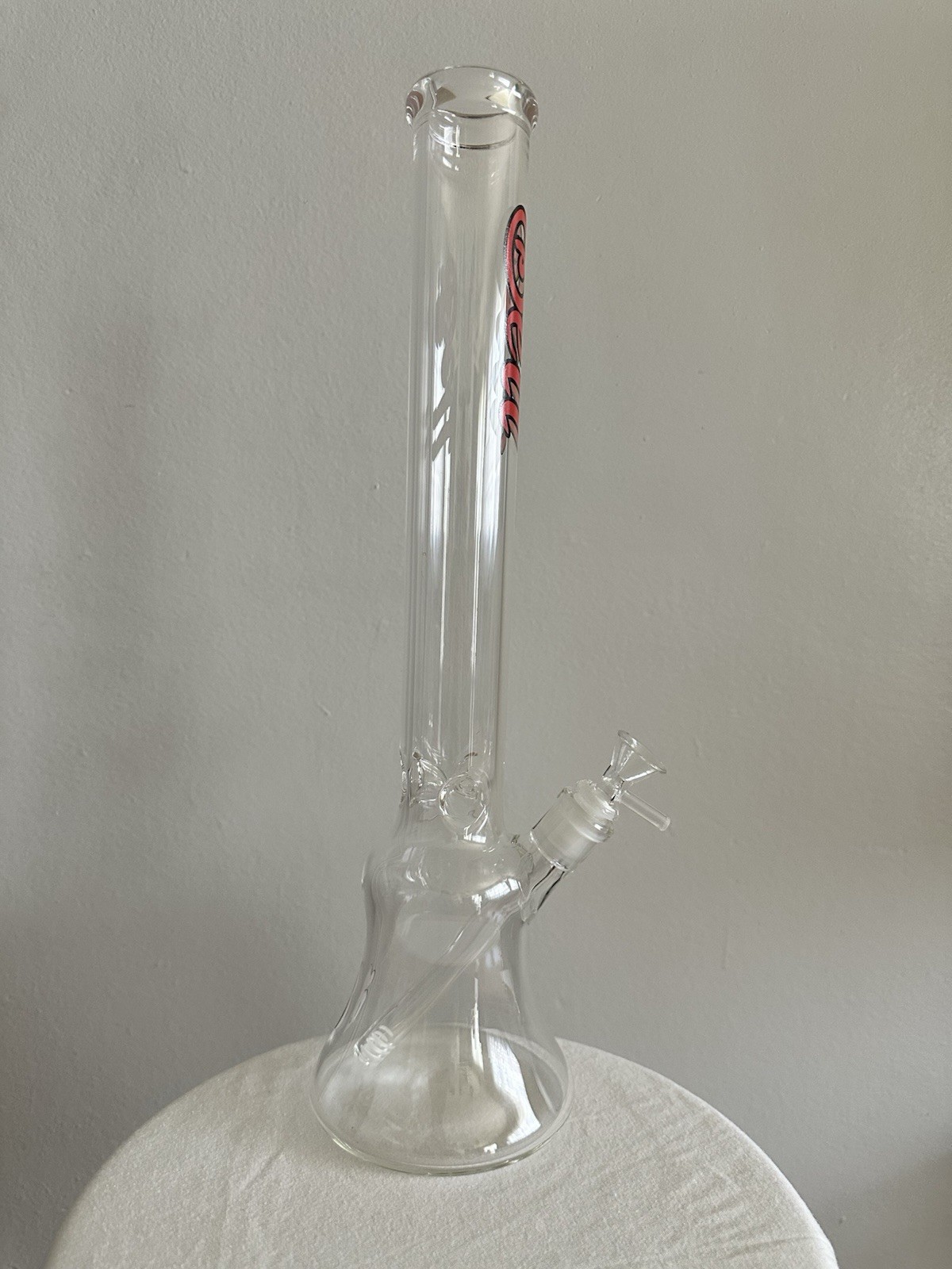 18” Hookah Water Pipe Beaker Heavy Glass Bong
