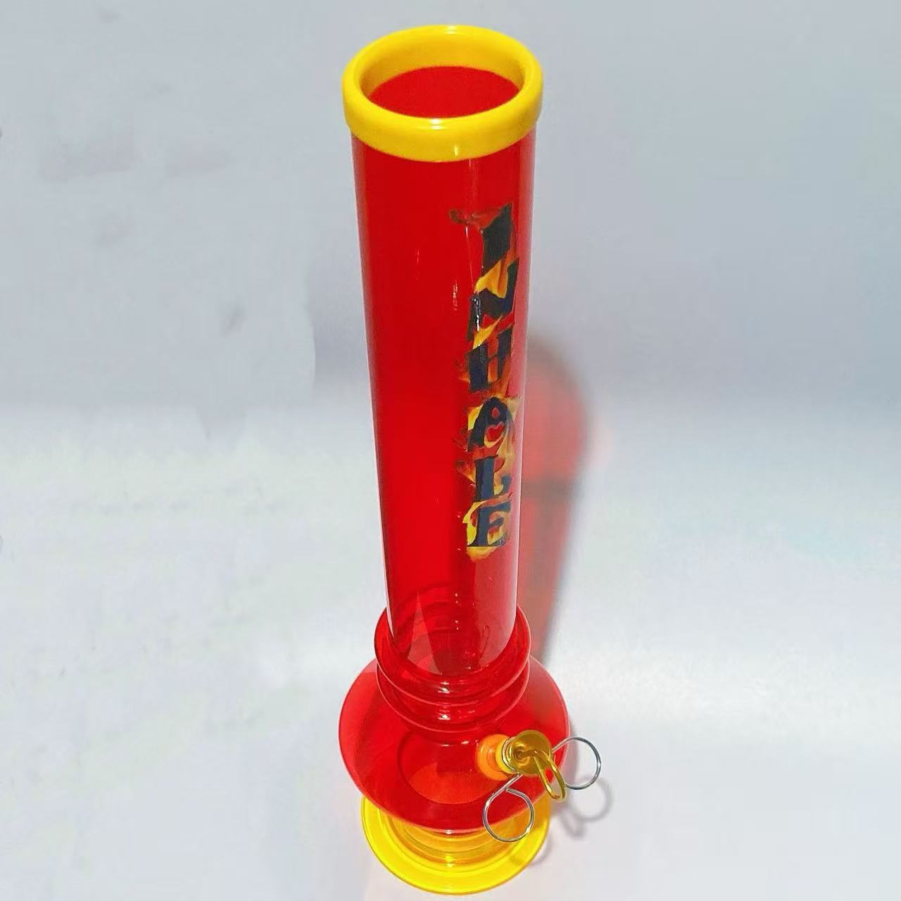 INHALE®️ 2×15&Prime; Tall UFO ACRYLIC HOOKAH WATER PIPE PULL STEM MADE IN THE USA