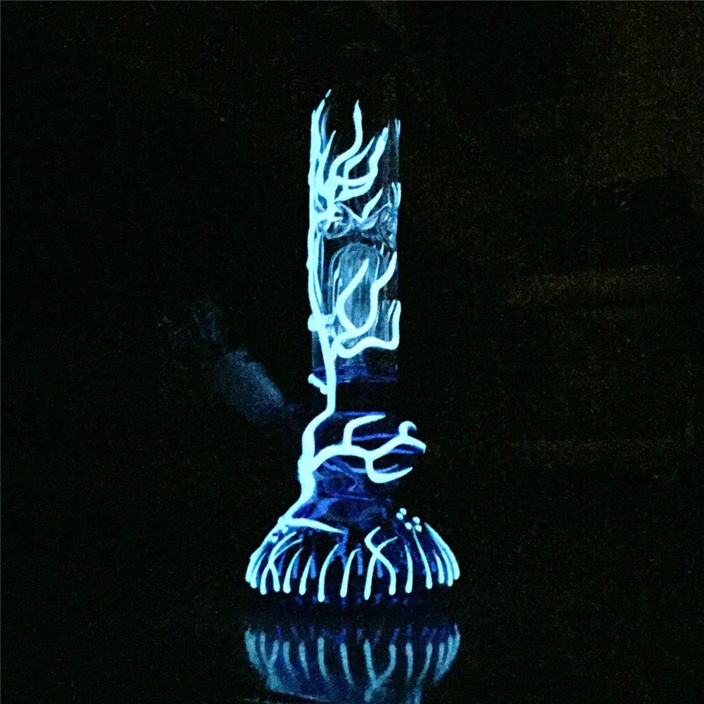10 » Water Pipe Bong Perc Bong Smoking Hookah Heavy Glass Bongs w/ ICE catcher